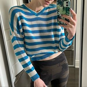 Hand made cropped sweater